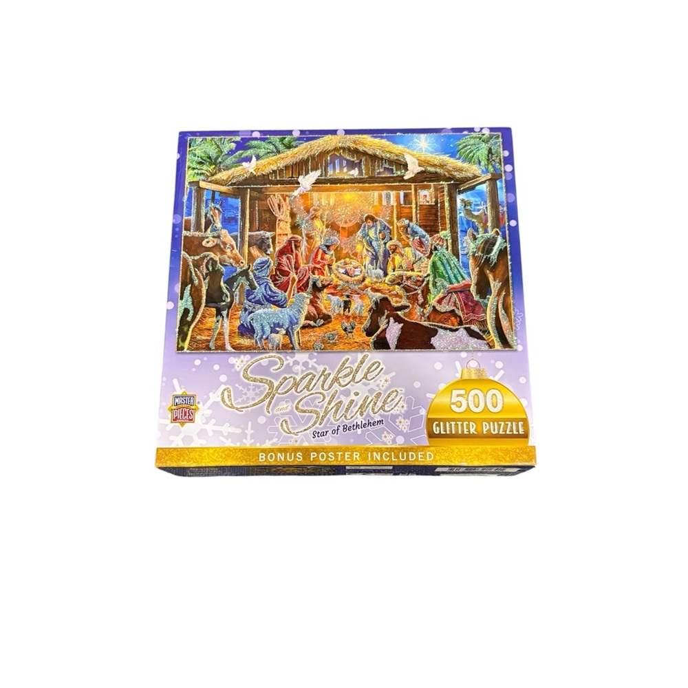 500-Piece Glitter Puzzle